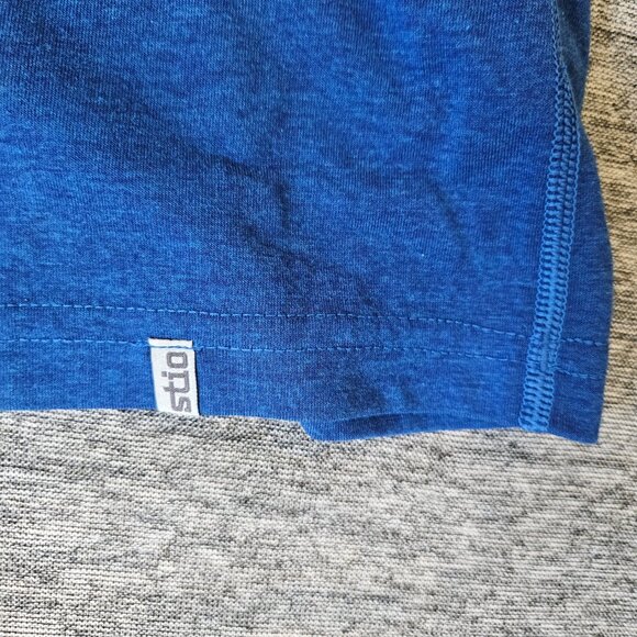 Stio Hoodie Shirt Jersey Blue Performance Stretch Hiking Pullover Womens Large - Picture 9 of 12